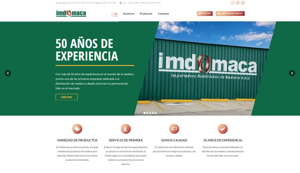 Website Imdomaca